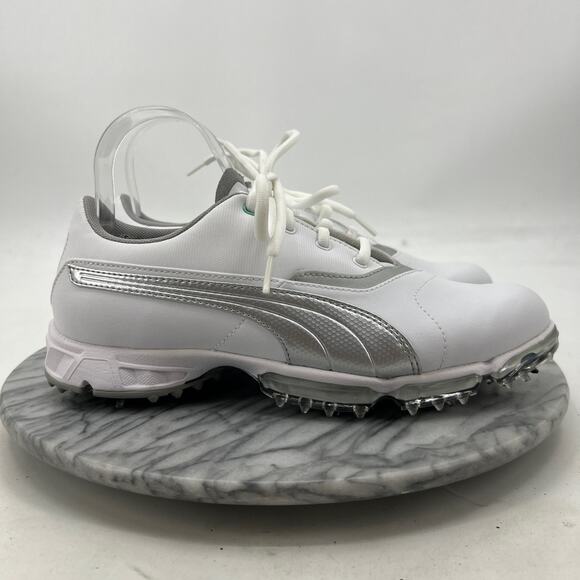 Puma Golf Shoes Womens 9 BioPro Soft-Spike Faux Leather Waterproof Lace Up - Picture 2 of 14